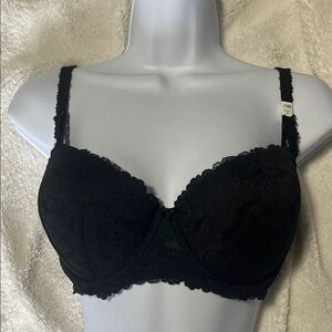PINK Victoria's Secret Elegant Black Push up Bra